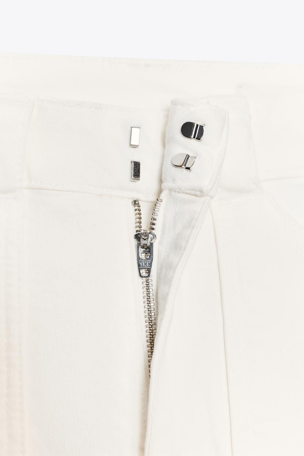 ZW COLLECTION FULL LENGTH HIGH-WAIST JEANS - Zara фото 9