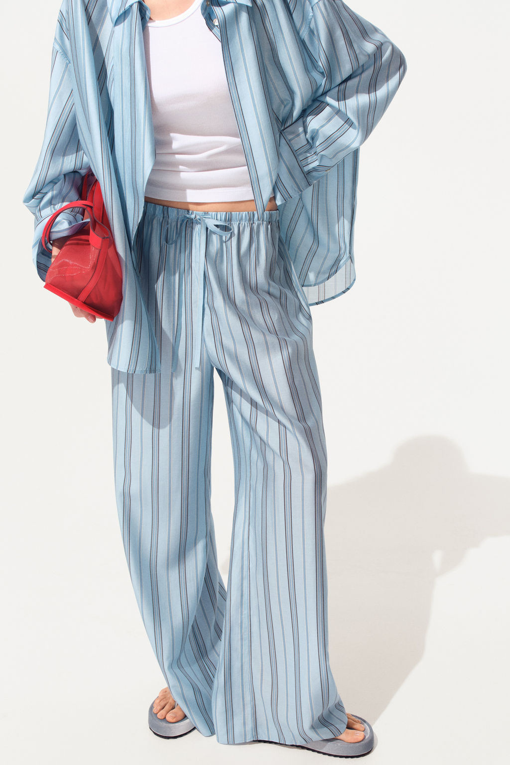 Wide drawstring trousers - H&m фото 3