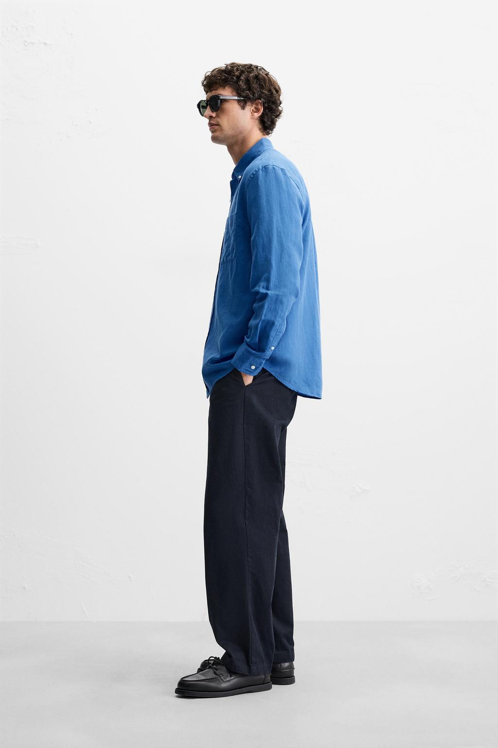 LINEN/COTTON SHIRT - Zara фото 21