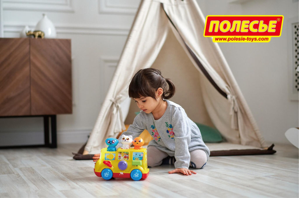 Игрушка развивающая Школьный автобус (в коробке) - Полесье фото 14
