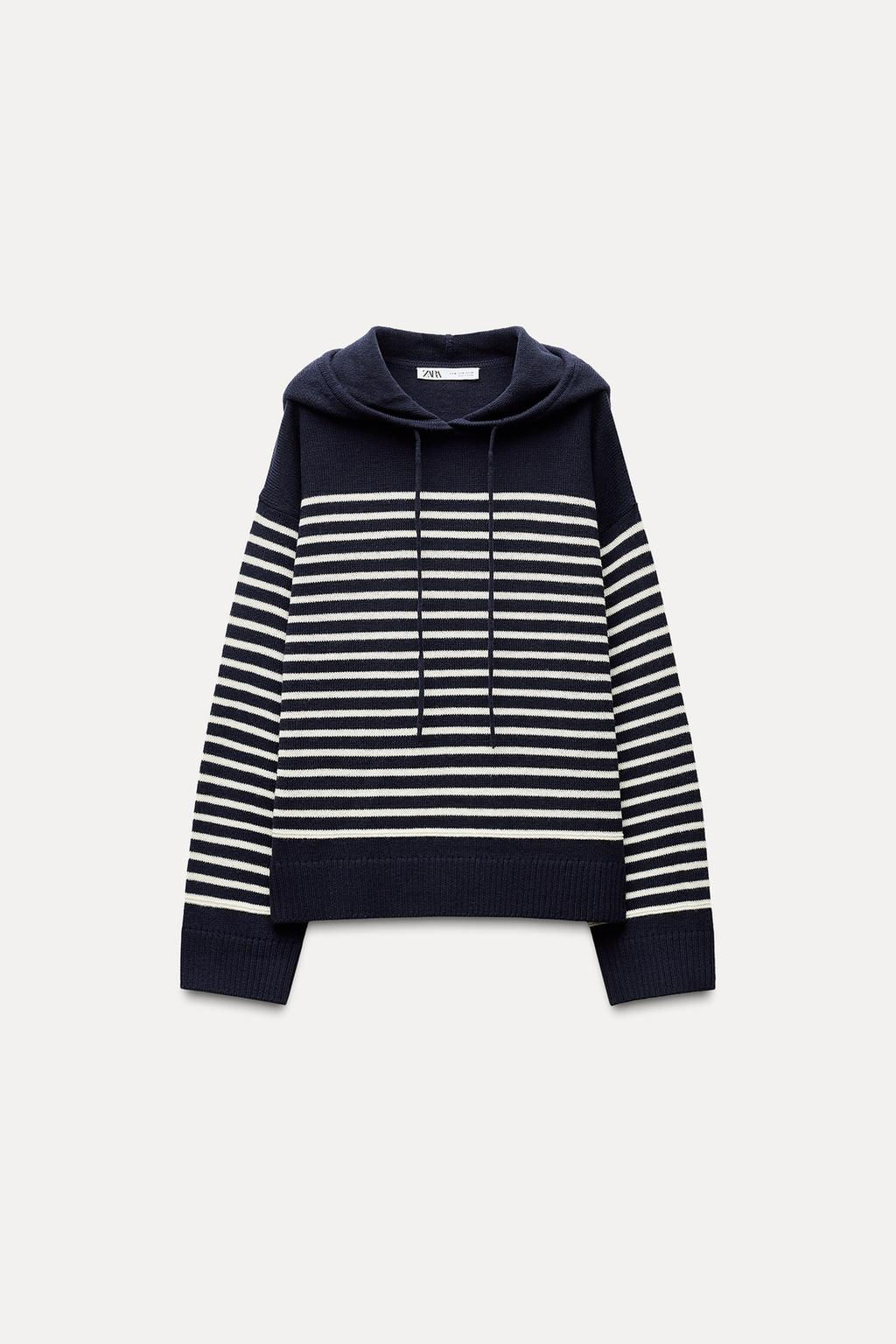 STRIPED KNIT HOODIE - Zara фото 4