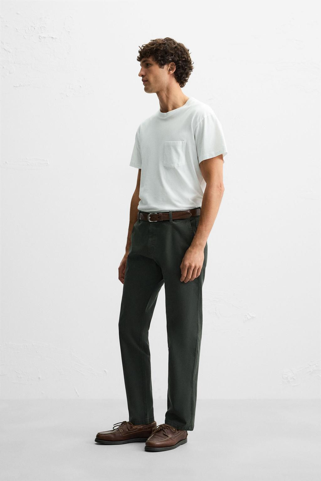 SKINNY FIT CHINO TROUSERS - Zara фото 23