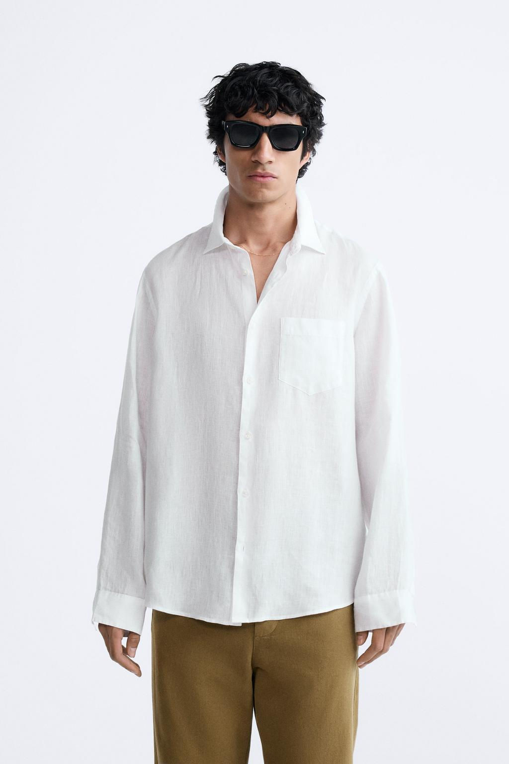 %100 KETEN GOMLEK - Zara фото 4