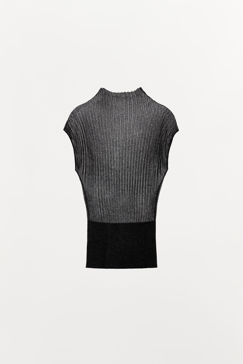 METALLIC THREAD KNIT TOP - Zara фото 4