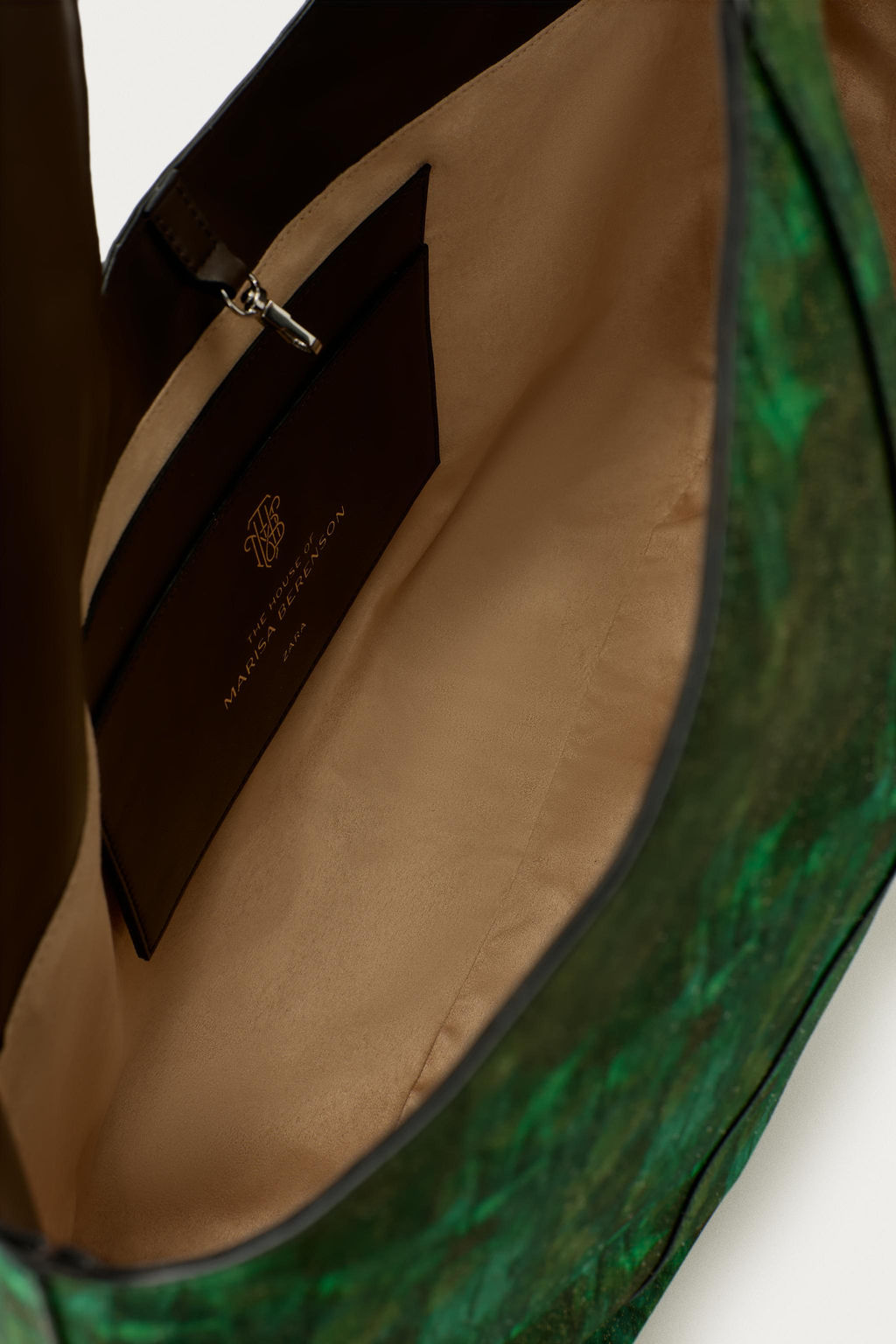 MAXI SHOPPER ESTAMPADO MARISA BERENSON X ZARA / Verde фото 5