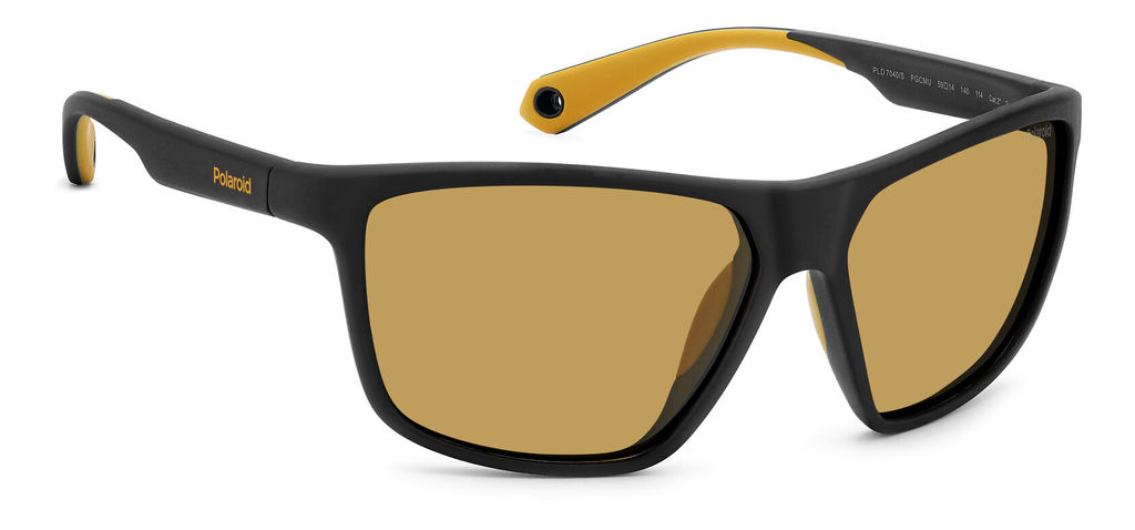 Солнцезащитные очки POLAROID PLD 7040/S Чёрный, мужские фото 3