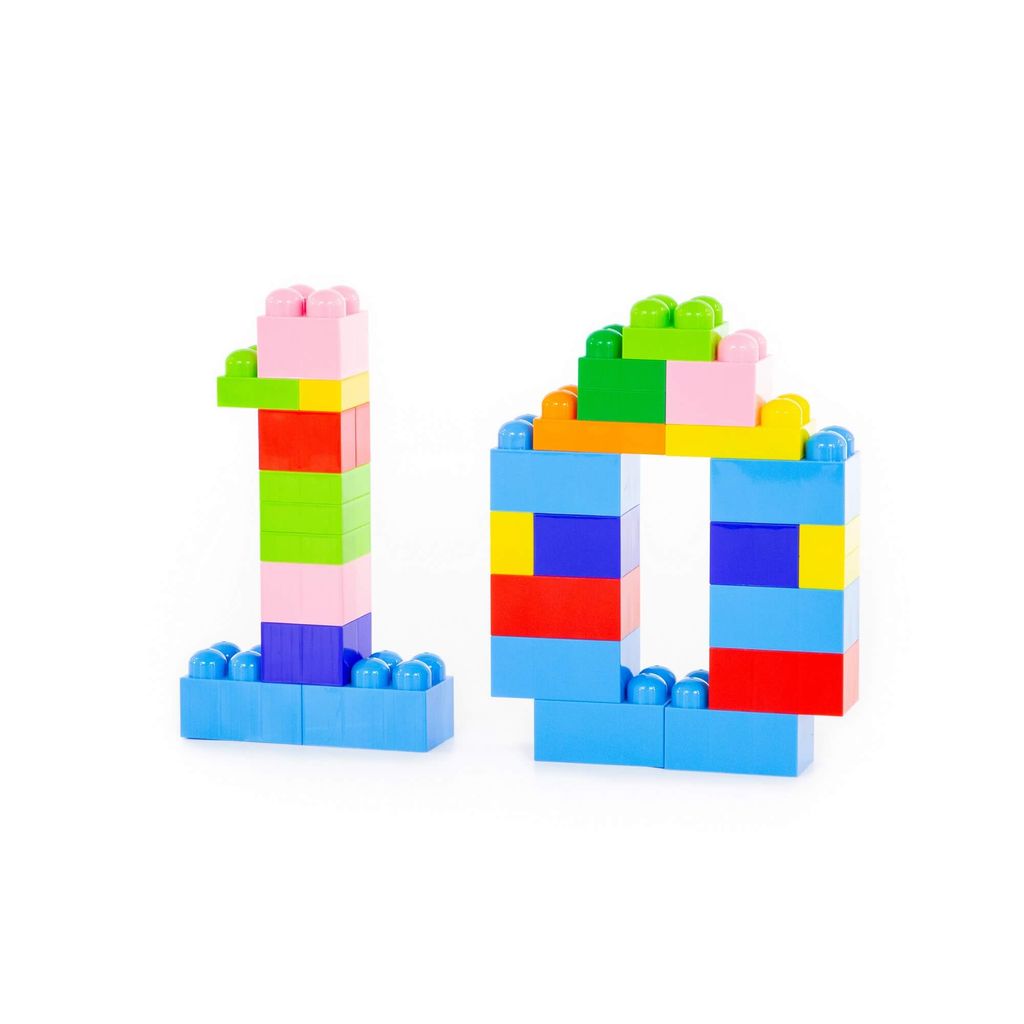 Конструктор Великан (144 элемента) (в контейнере) - Полесье фото 3