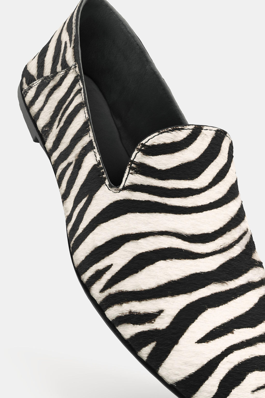 ANIMAL PRINT LEATHER LOAFERS - Zara фото 8