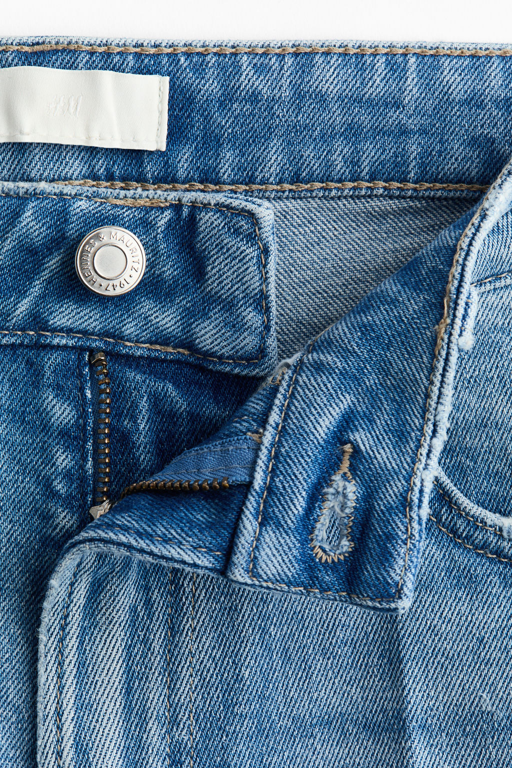 Slim Straight High Ankle Jeans - H&m фото 5