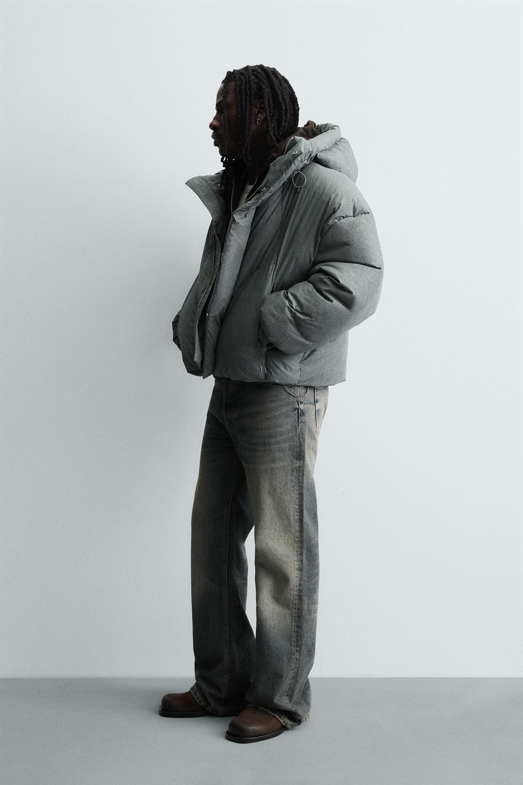 PADDED BOXY FIT JACKET - Zara фото 10