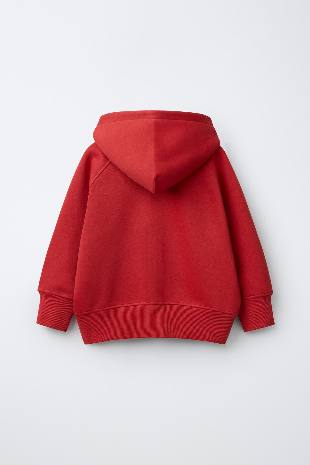 SUDADERA FELPA CREMALLERA / Rojo medio - Zara фото 2