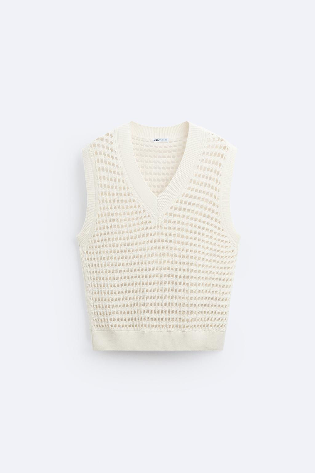 CUTWORK VEST - Zara фото 6