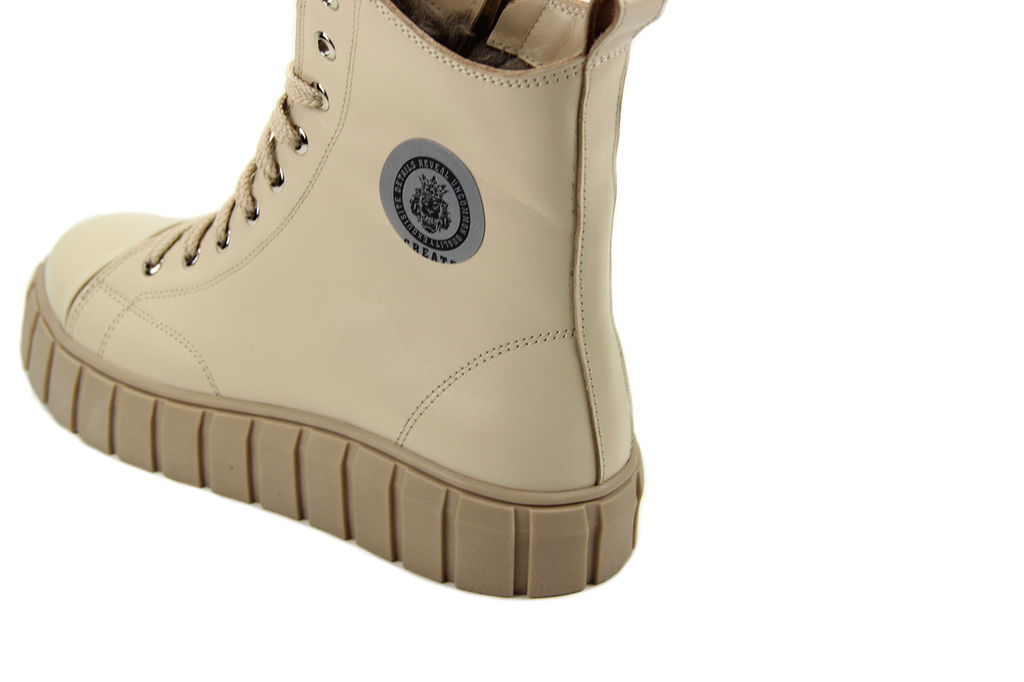 Ботинки 215.1918be.Beige/Шерсть