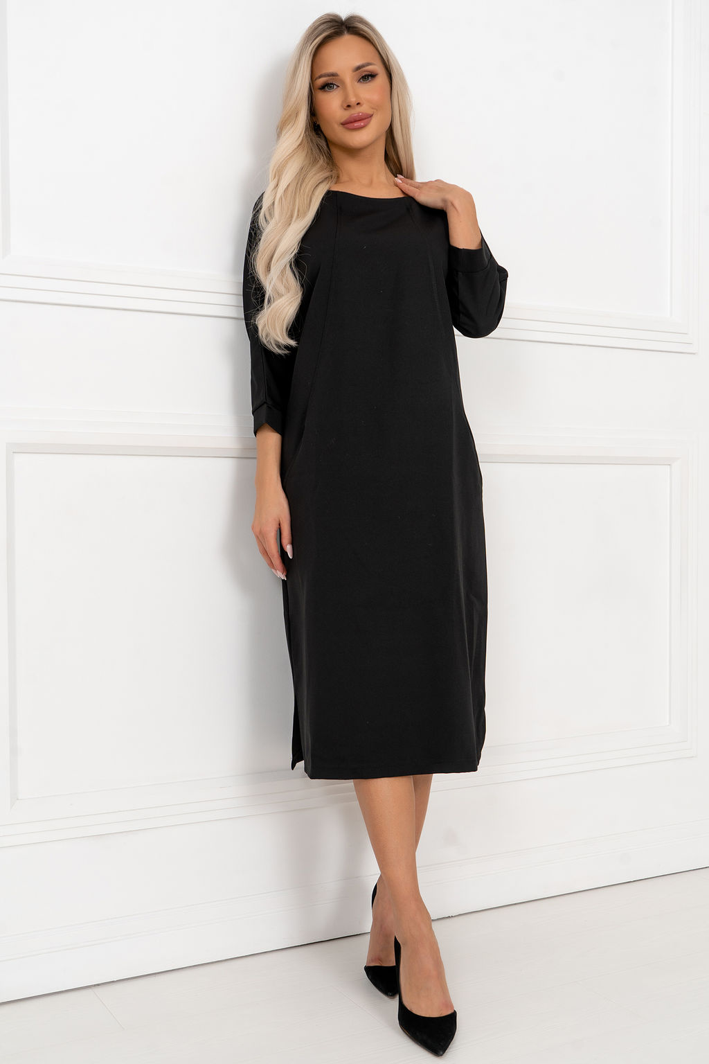 Платье Open Style 6623 черный