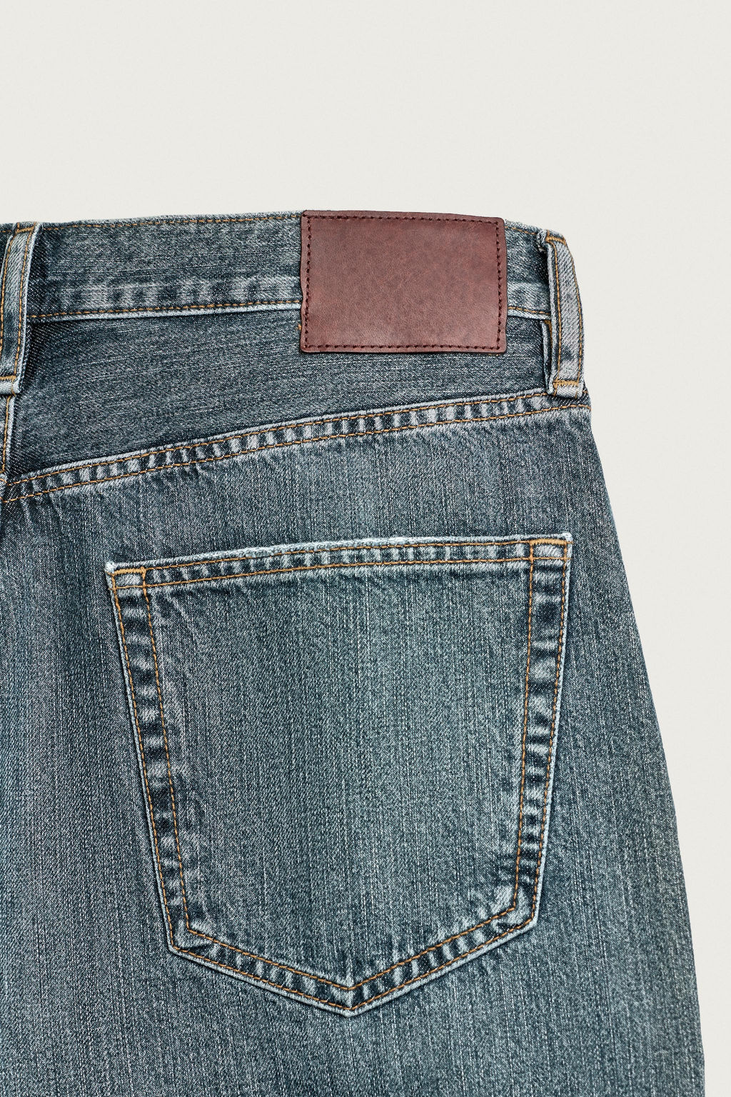 BERMUDA DENIM LOOSE FIT / Azul / Verde - Zara фото 9