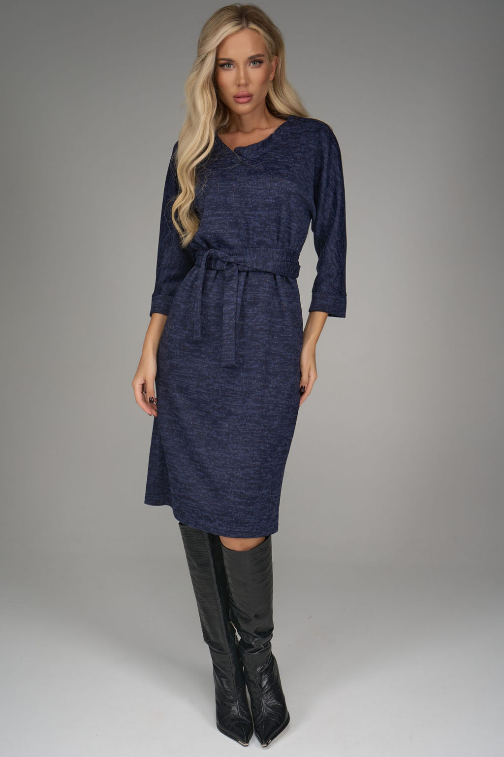 Платье Киана (черника) - Эльза фото 2