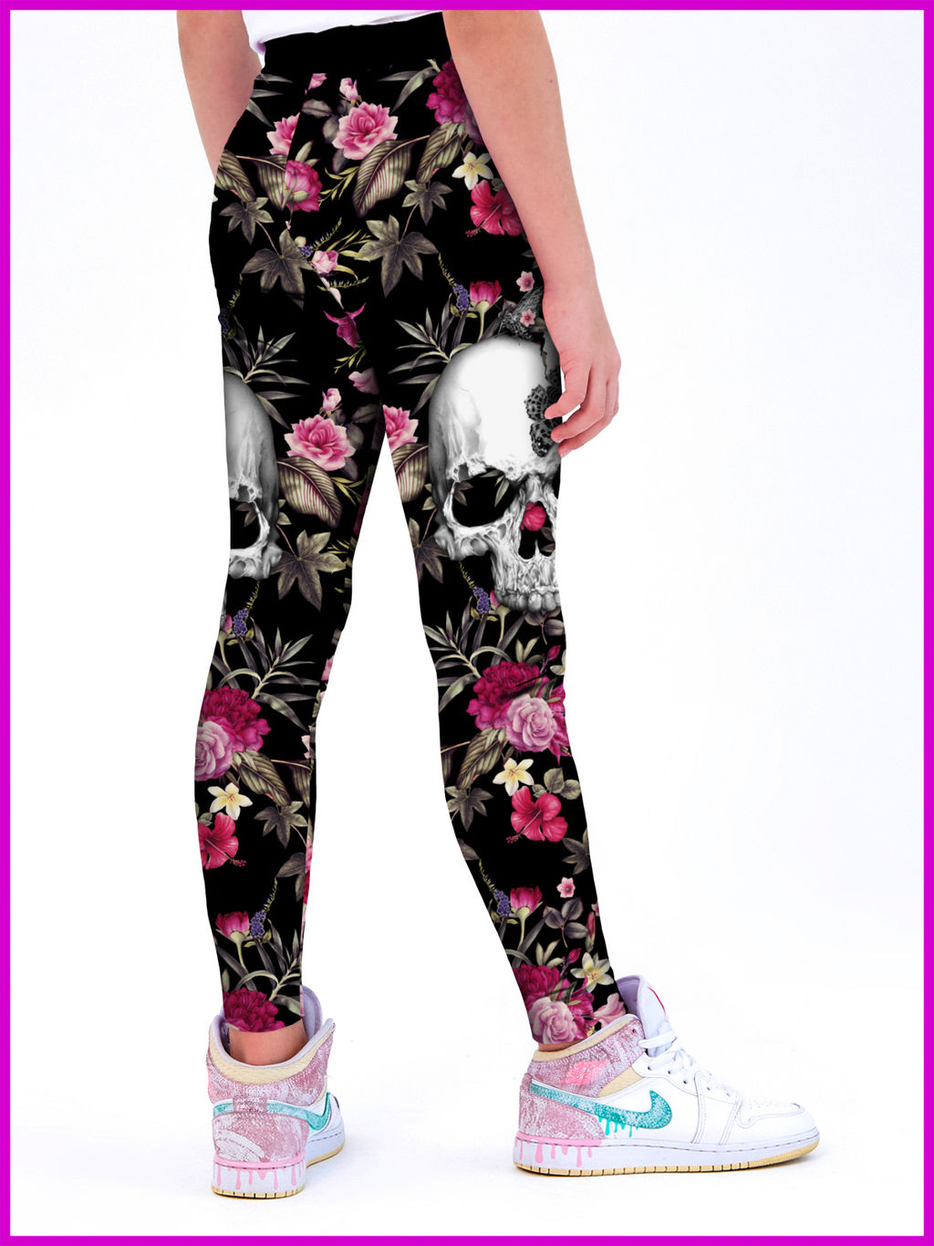 Леггинсы "Ассорти",beauty-розовый