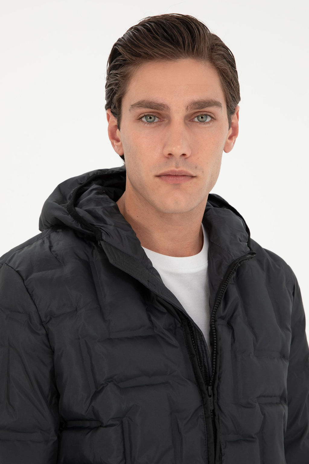 Мужское пальто антрацитового цвета - U.s. polo assn фото 2