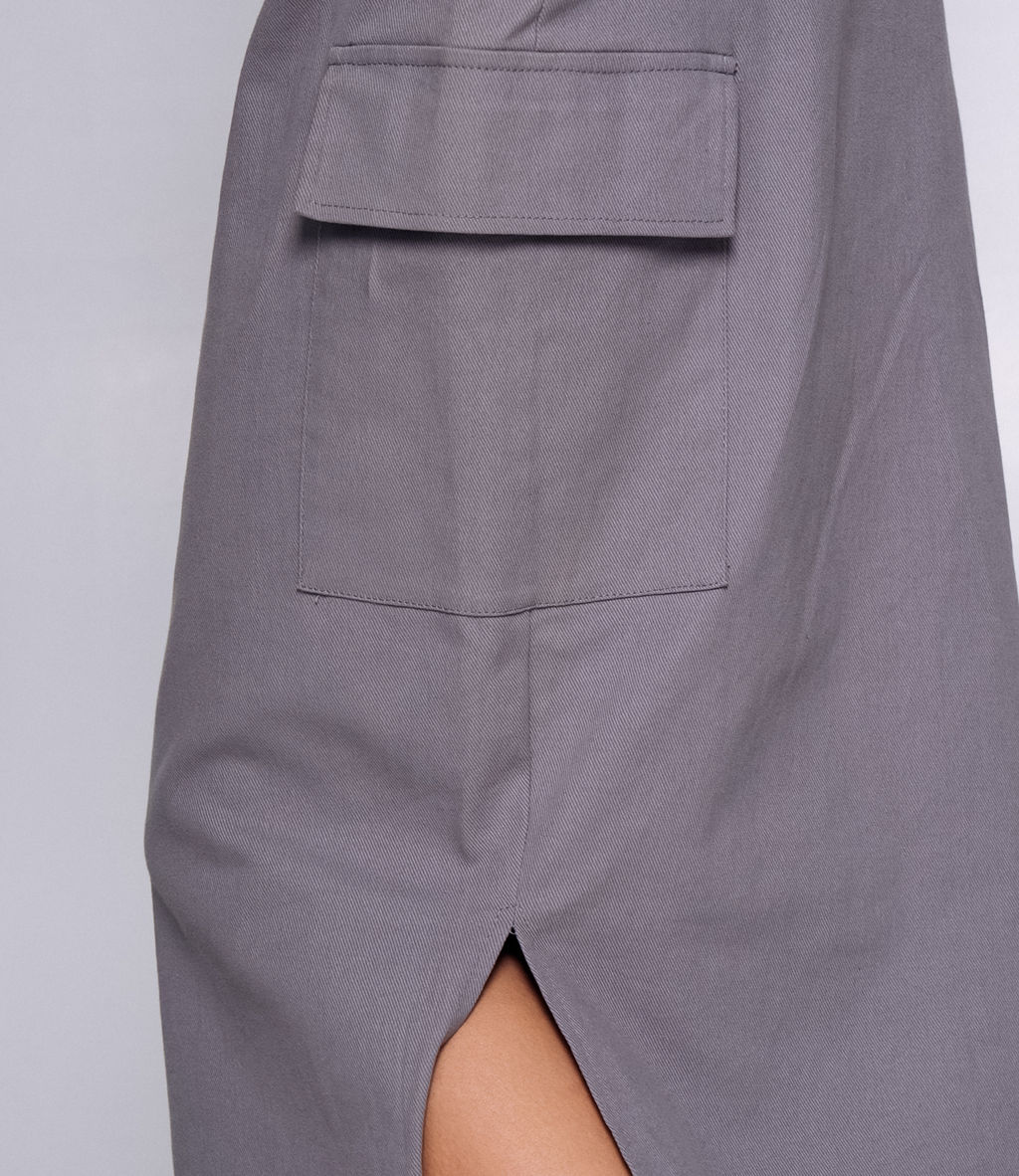 Юбка #ОБШ1823, серый - Dommod фото 5