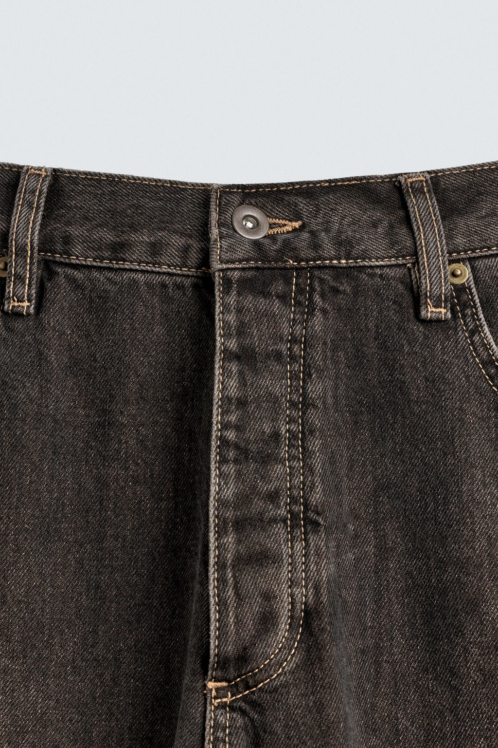 RELAXED FLARE FIT JEANS - Zara фото 9