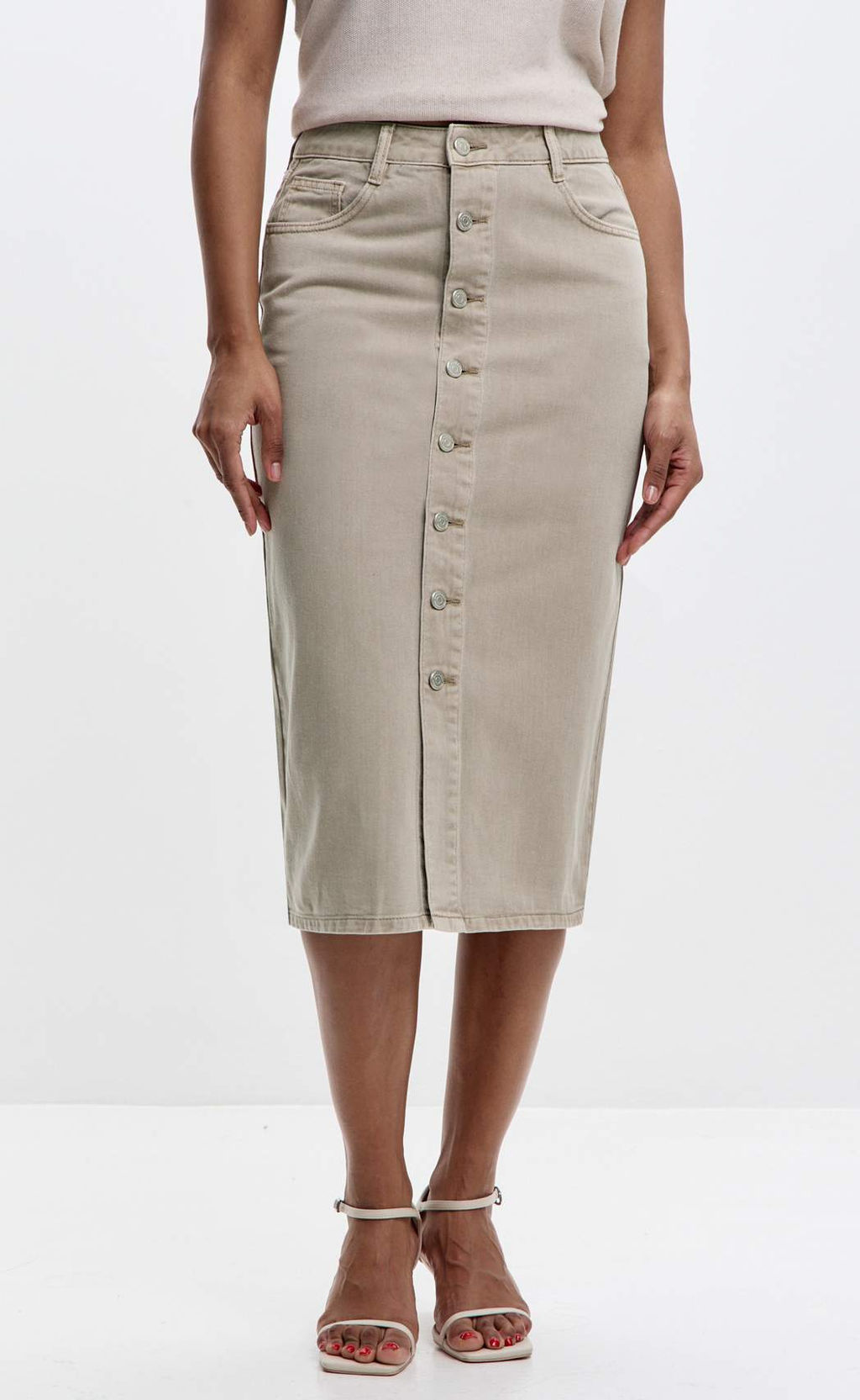 Юбка P612-0218 l.beige