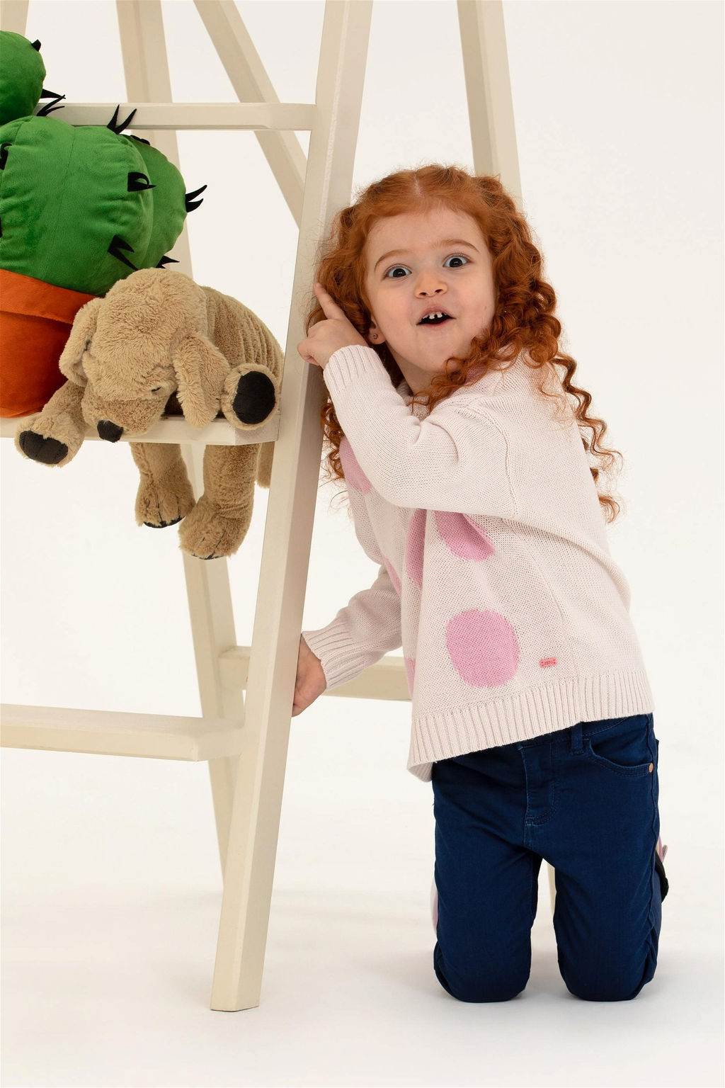 U. S. Polo Assn Кремовый свитер с круглым вырезом для девочек - U.s. polo assn фото 9