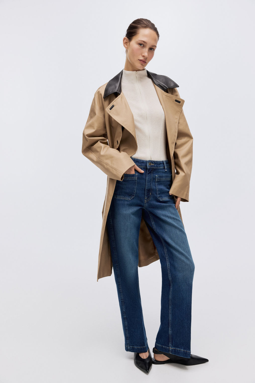 Wide High Jeans - H&m фото 13
