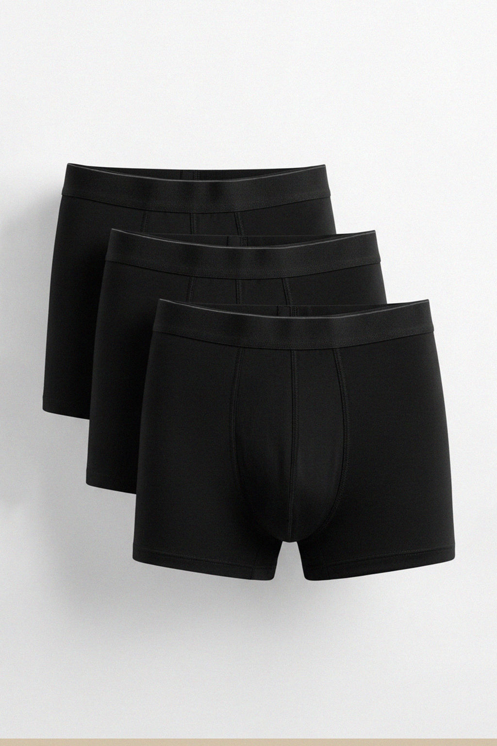 TRENDYOL MAN Lacivert 3lu Paket Duz Boxer TMNAW20BX0063 - Trendyolmilla фото 3