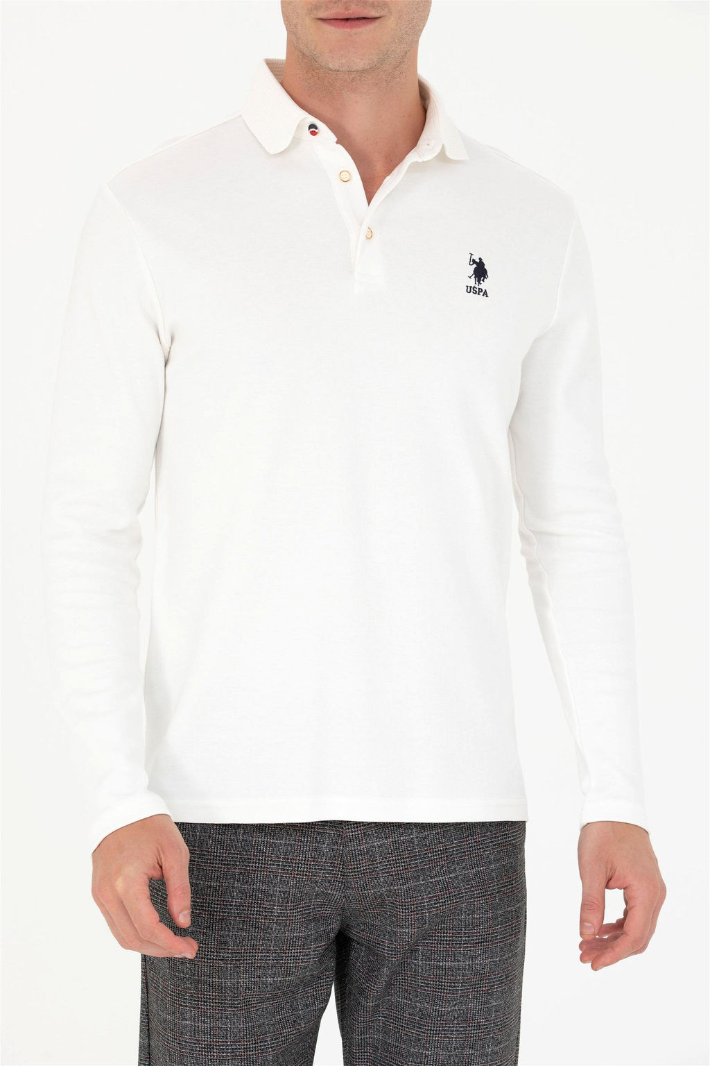 Мужской свитшот цвета экрю Неожиданная скидка в корзине - U.s. polo assn фото 6