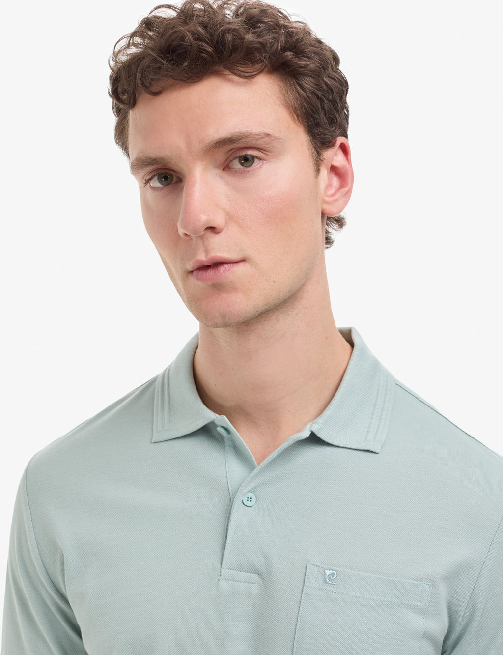 Koyu Mint Regular Fit %100 Pamuk Cepli K_vr_lmaz D__meli Polo Yaka Basic Ti__rt