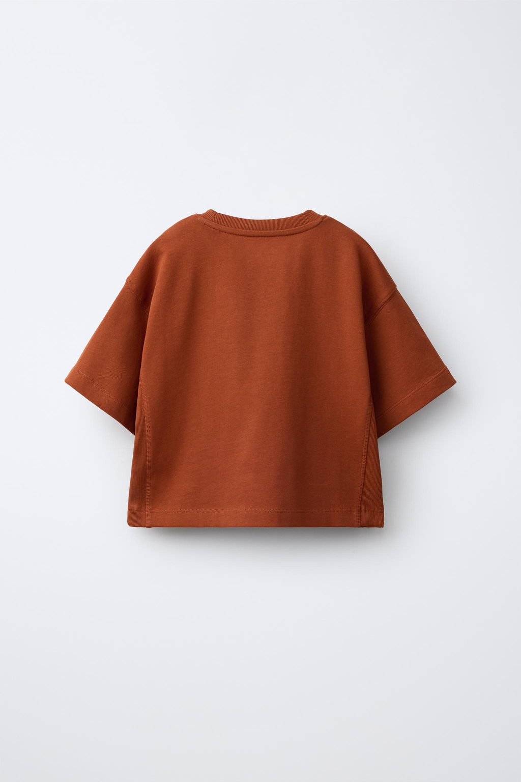 CAMISETA LISA HEAVY JERSEY / Terracota - Zara фото 2