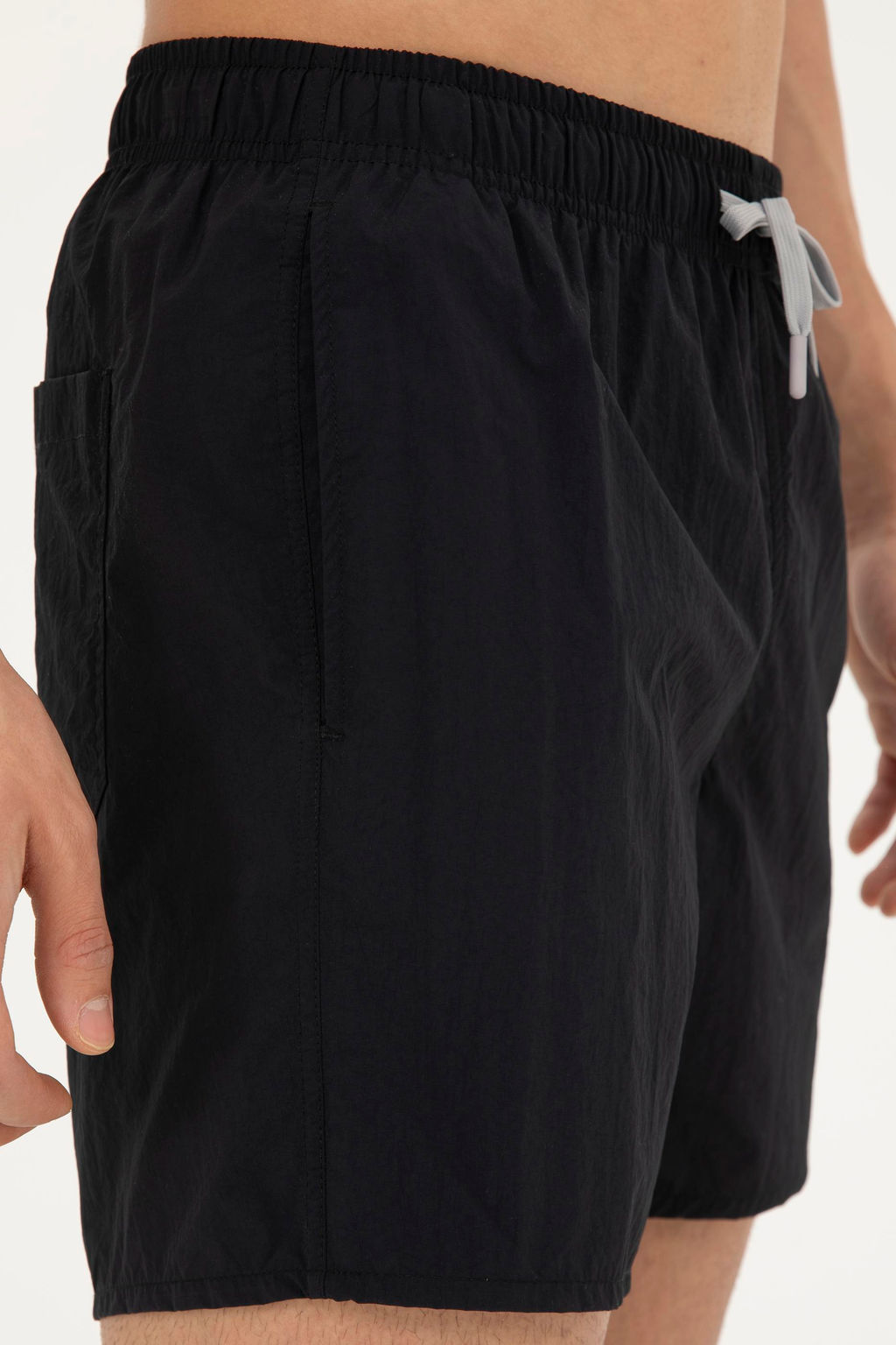 Мужские черные шорты для плавания - U.s. polo assn фото 3