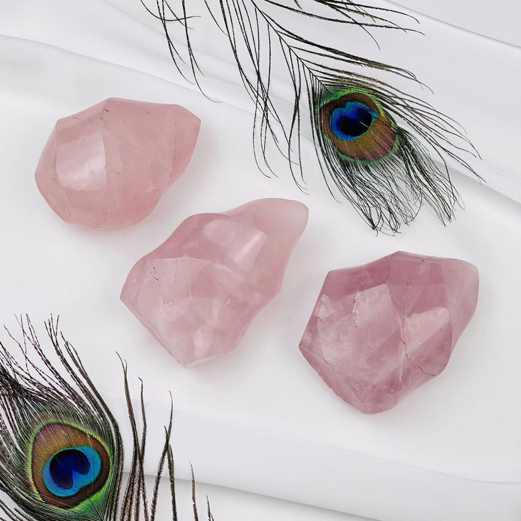 "Свеча" из Розового кварца