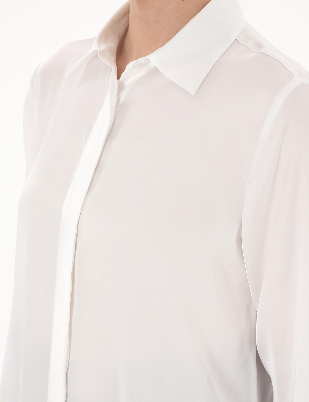 Ekru Comfort Fit Uzun Kollu G_mlek - Pierre cardin фото 7