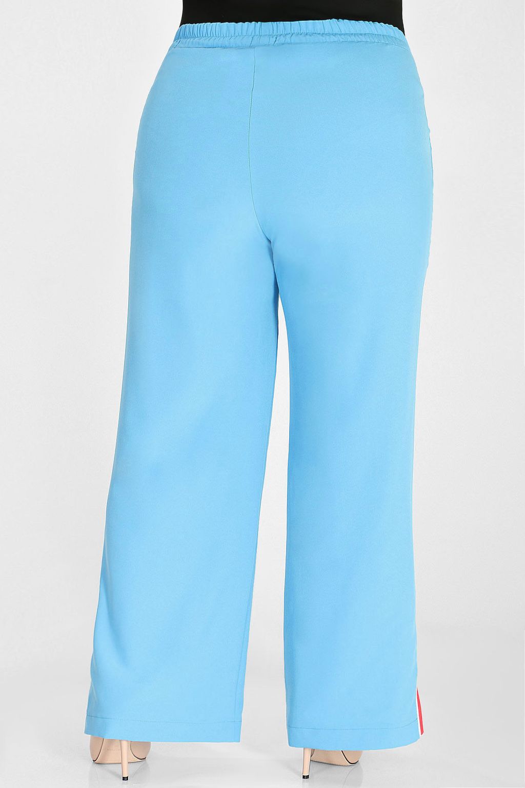 Брюки голубые с разрезами - Almond фото 4