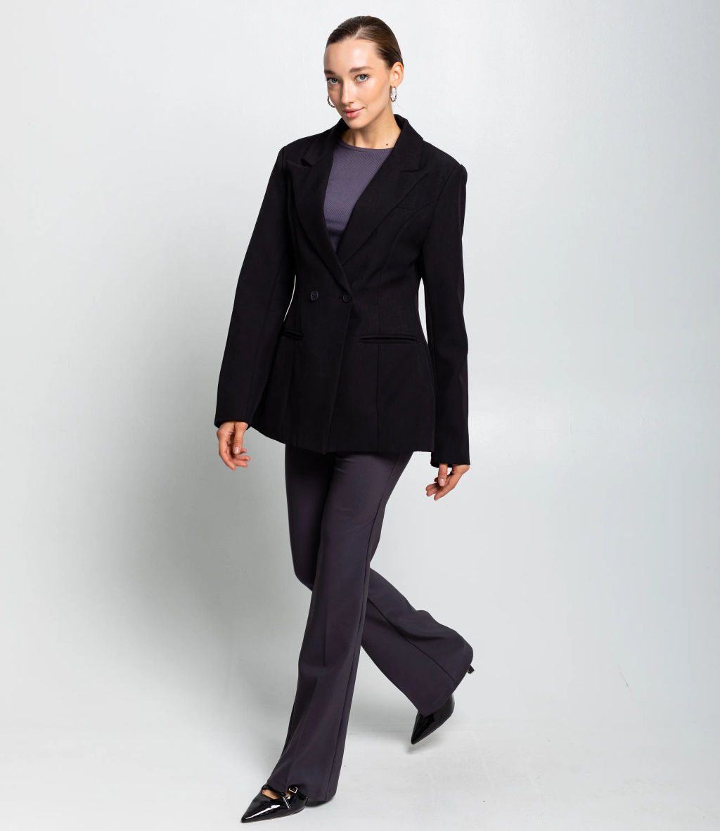 Жакет #КТ20723, чёрный