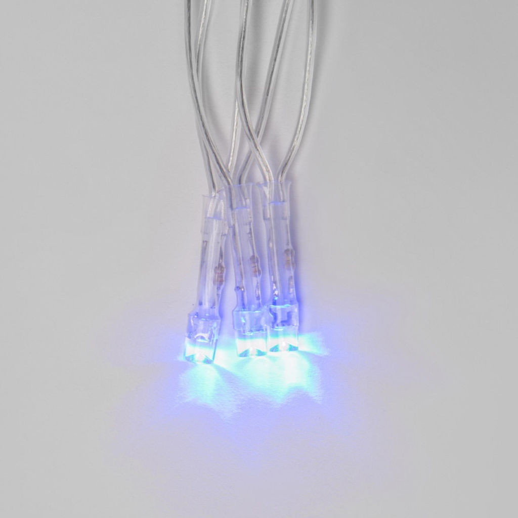 ULD-S1000-100/DTA BLUE IP20 Гирлянда светодиодная, 10м. 100 светодиодов. Синий свет. Провод прозрачный. ТМ Uniel - Volpe фото 2