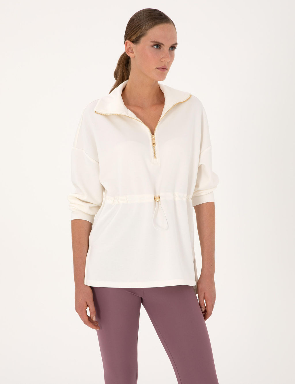 Ekru Oversize Sweatshirt