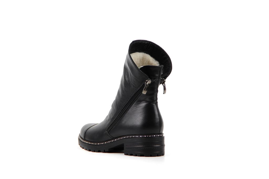 Ботинки EDART 233.brook4.black/шерсть