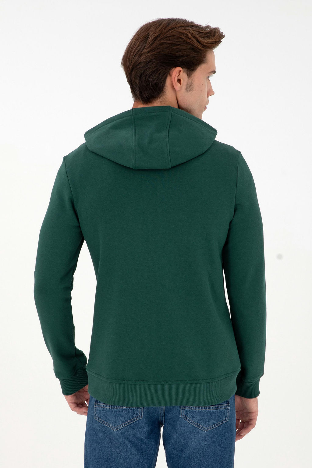 Мужской темно-зеленый свитшот - U.s. polo assn фото 5