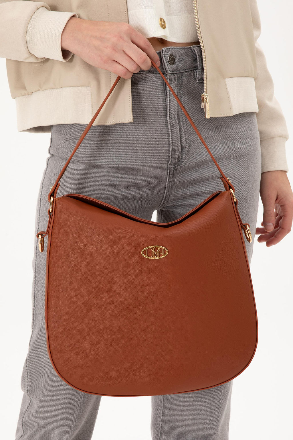 Женская коричневая сумка через плечо Неожиданная скидка в корзине - U.s. polo assn фото 2