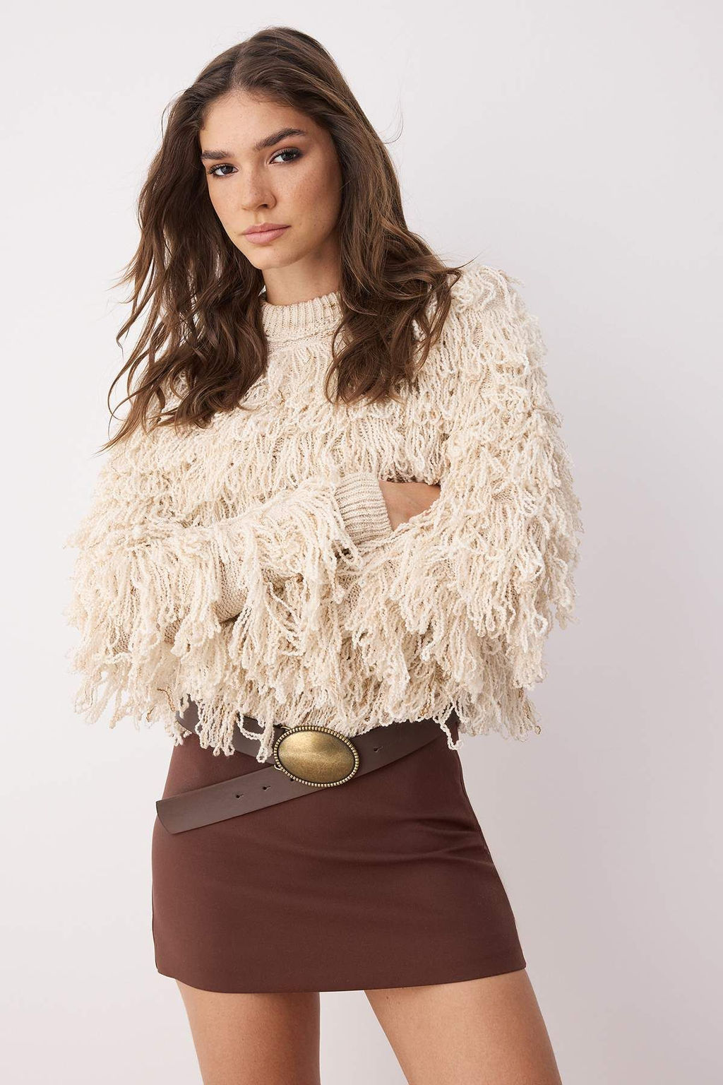 Tas Trend Puskullu Triko Kazak TWOAW26KZ00040 - Trendyolmilla фото 3