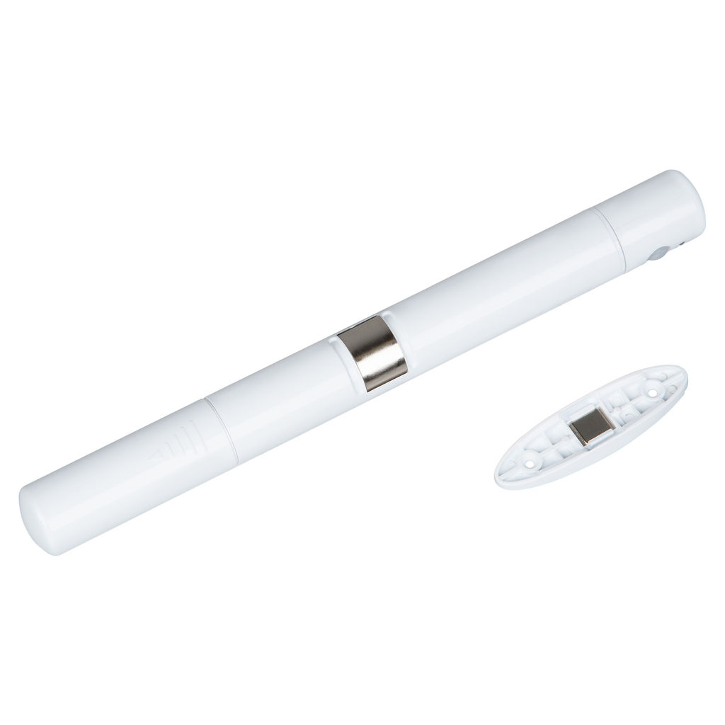 ULM-F43-0,9W/4200K SENSOR IP20 WHITE Светильник светодиодный для внутренней подсветки мебели с датчиком движения. Питание 3АА (не в/к). 60Lm. Белый. ТМ Uniel