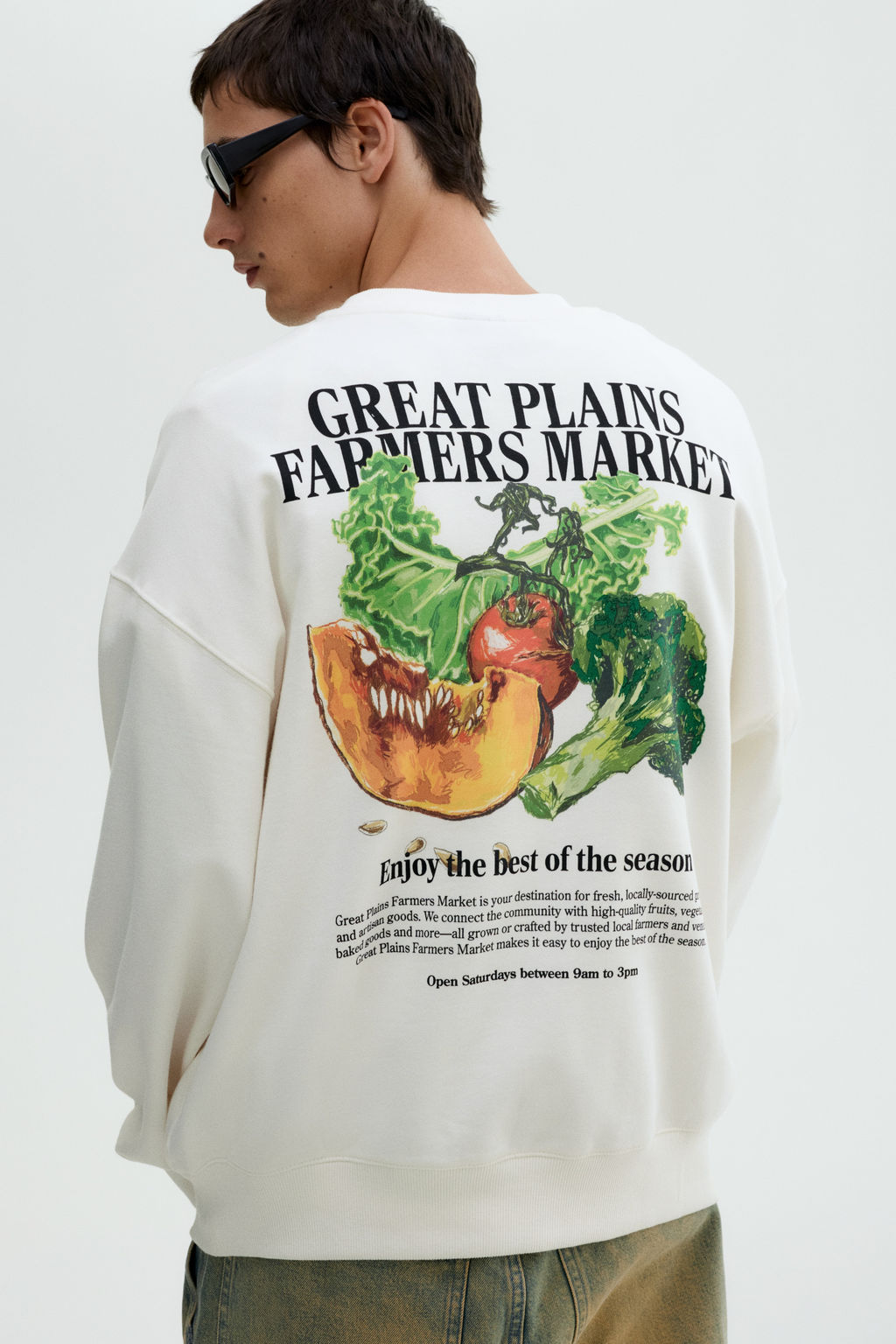 Sudadera con estampado Oversized Fit - H&m фото 2