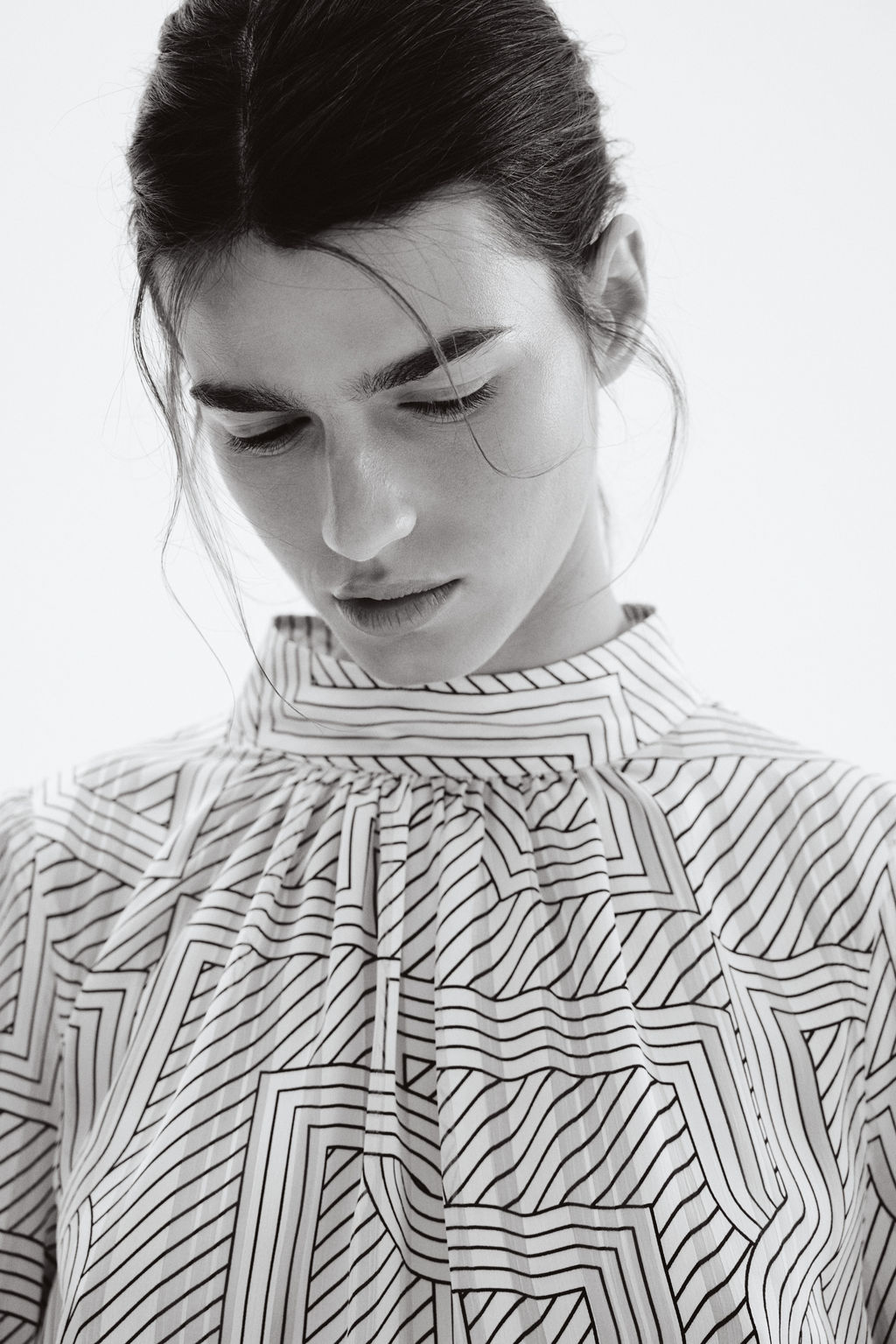 Stand-collar blouse - H&m фото 9
