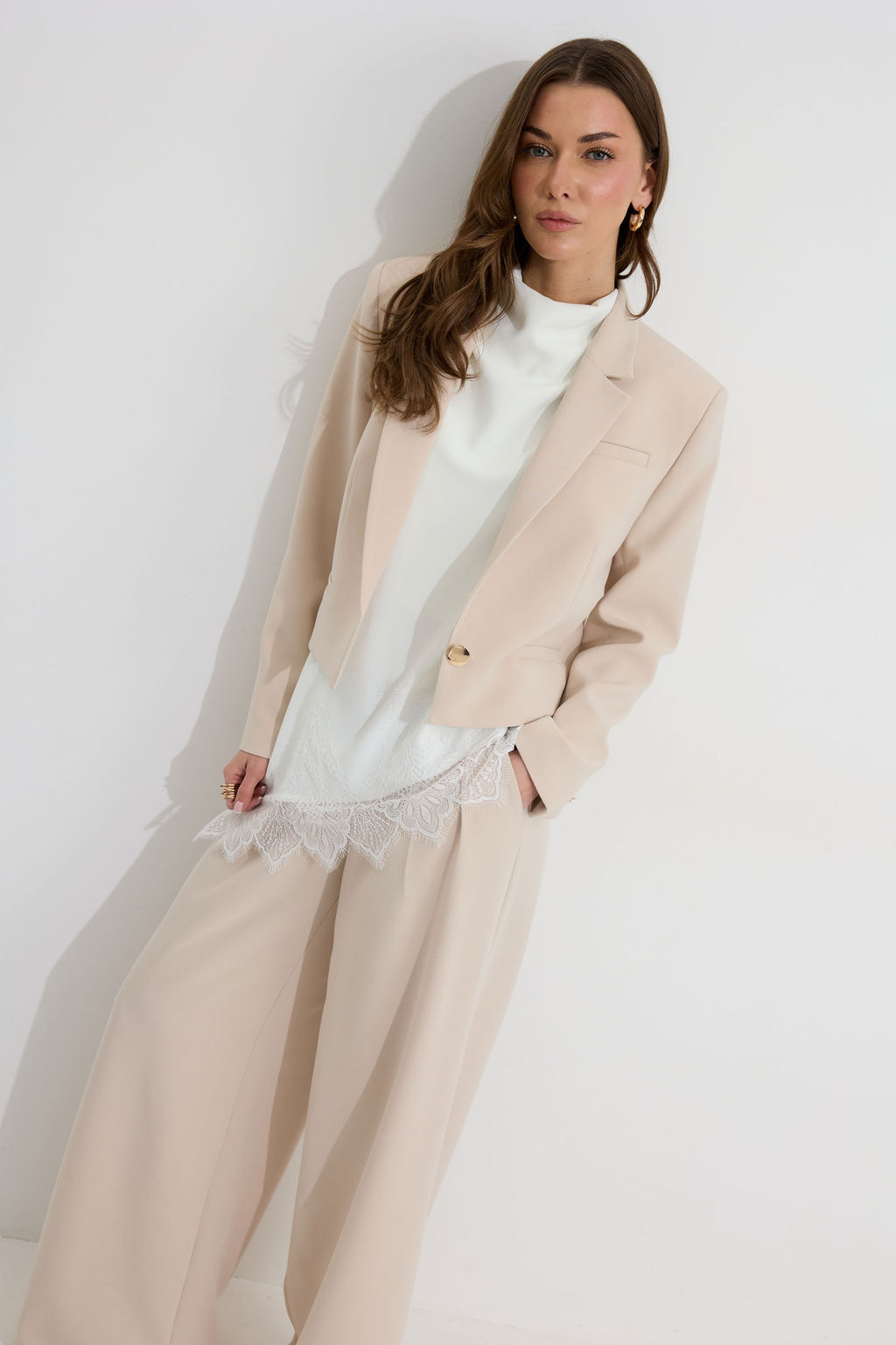 Костюм 4302 (бежевый) - Lyushe фото 8