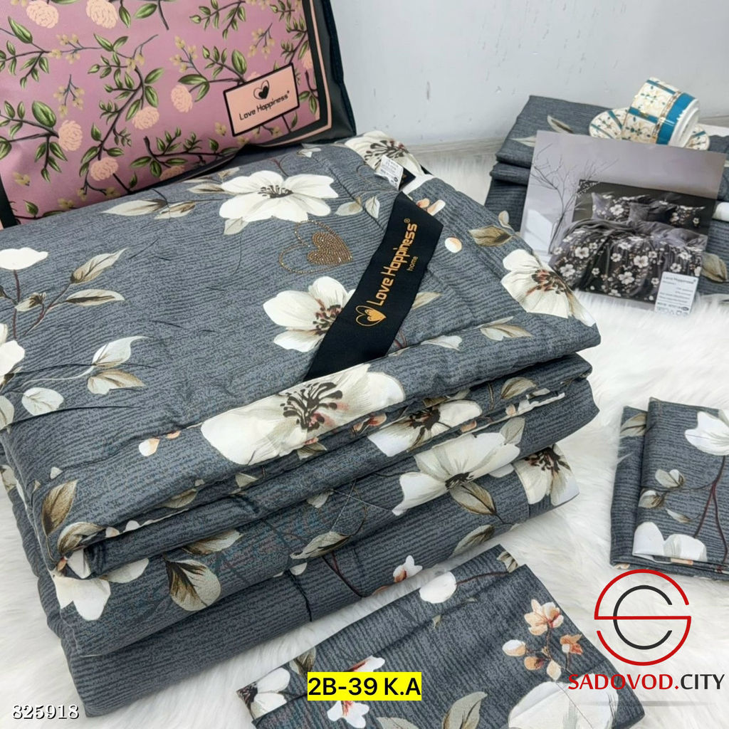 Комплект постельного белья с готовым одеялом