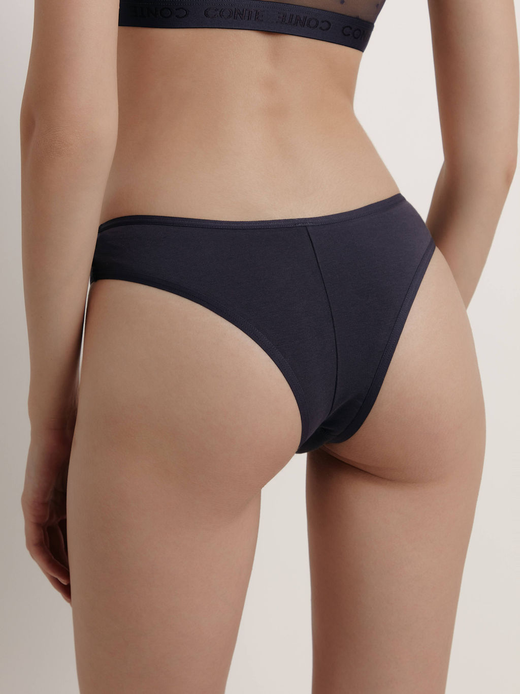 CONTE MESH&DOTS COTTON LBR 1871 deep grey - Conte elegant фото 3