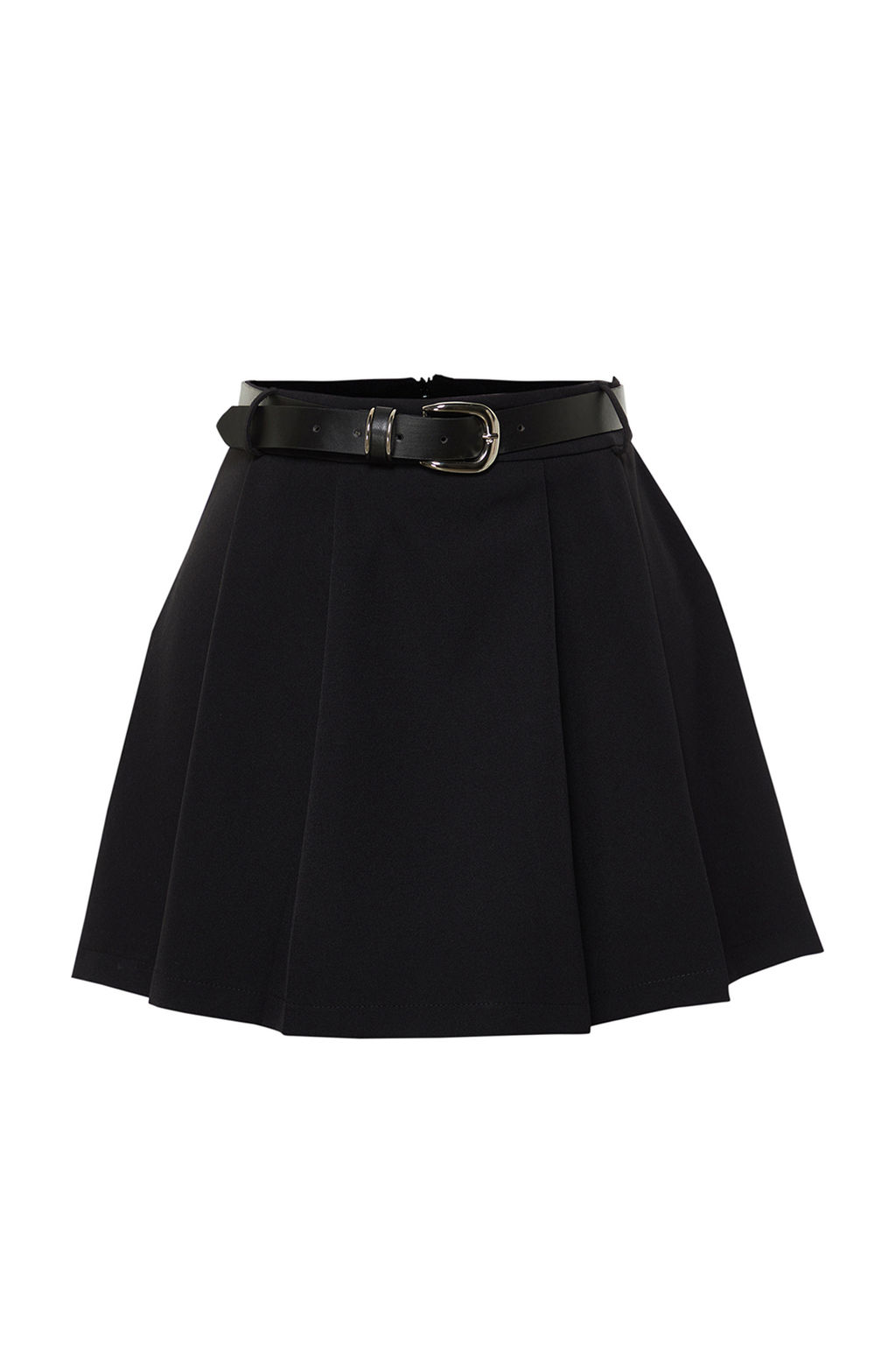 TRENDYOLMILLA Siyah Kemerli Mini Dokuma Sort TWOSS24SR00050 фото 6