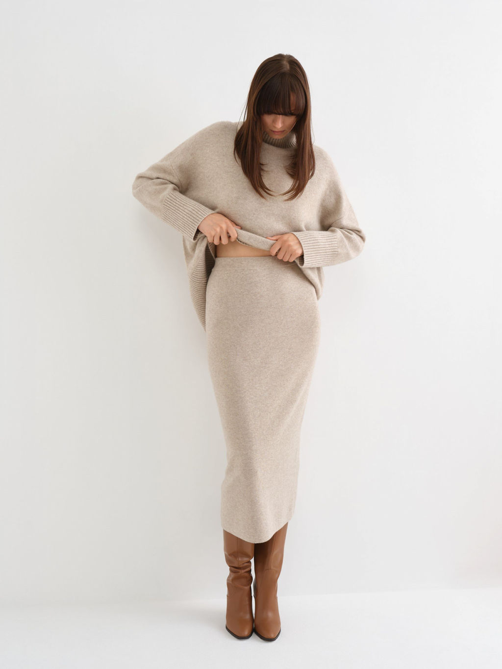 Conso/KUM 230662 - beige Юбка женская